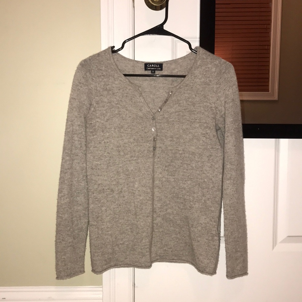 Grey Cashmere Sweater